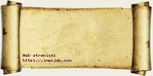 Iva Bošnjaković vizit kartica